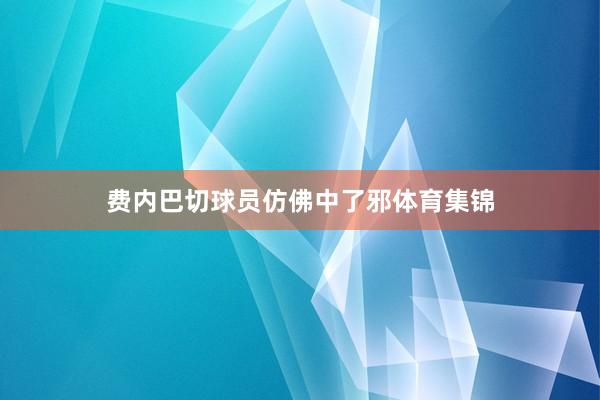 费内巴切球员仿佛中了邪体育集锦