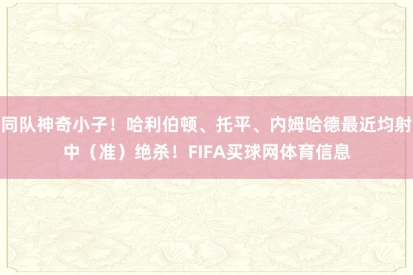 同队神奇小子！哈利伯顿、托平、内姆哈德最近均射中（准）绝杀！FIFA买球网体育信息