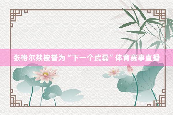 张格尔燚被誉为“下一个武磊”体育赛事直播