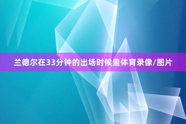兰德尔在33分钟的出场时候里体育录像/图片