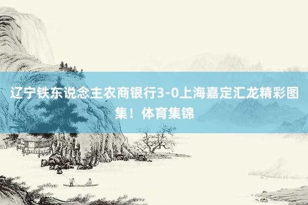 辽宁铁东说念主农商银行3-0上海嘉定汇龙精彩图集！体育集锦