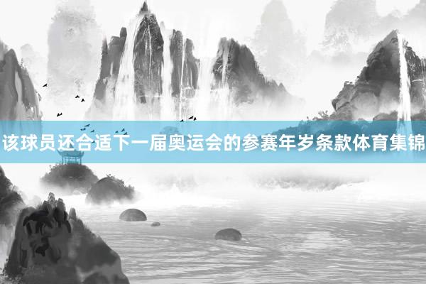该球员还合适下一届奥运会的参赛年岁条款体育集锦
