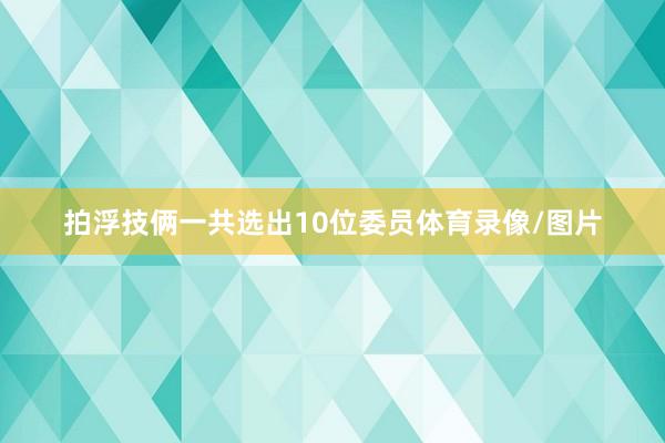 拍浮技俩一共选出10位委员体育录像/图片