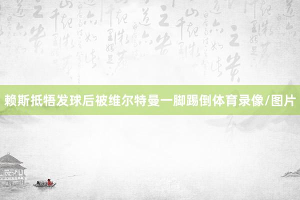 赖斯抵牾发球后被维尔特曼一脚踢倒体育录像/图片