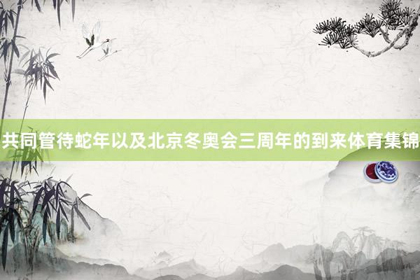 共同管待蛇年以及北京冬奥会三周年的到来体育集锦