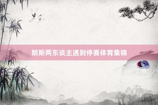 朗斯两东谈主遇到停赛体育集锦
