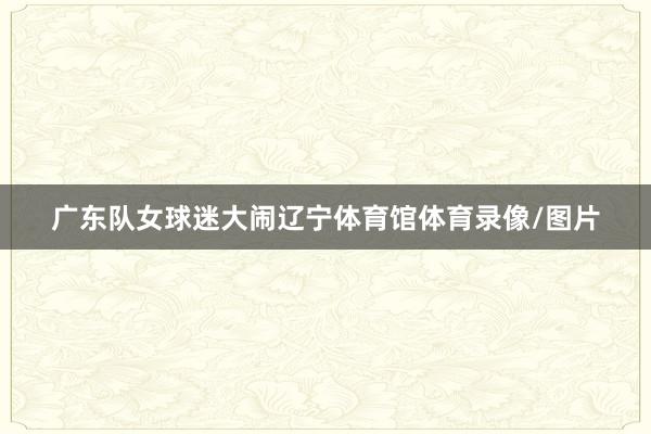 广东队女球迷大闹辽宁体育馆体育录像/图片