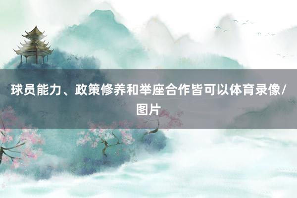 球员能力、政策修养和举座合作皆可以体育录像/图片