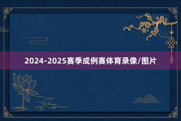 2024-2025赛季成例赛体育录像/图片