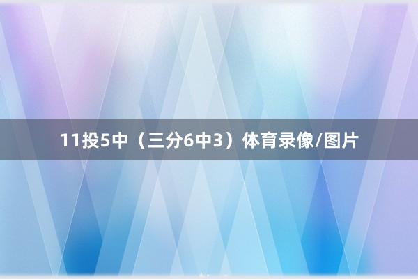 11投5中（三分6中3）体育录像/图片